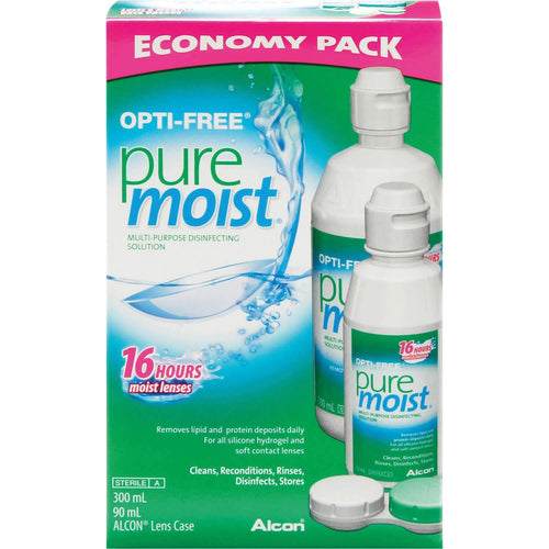 Optifree Puremoist Contact Lend 300Ml +90Ml +60Ml Bonus Pack - Life Pharmacy Orewa
