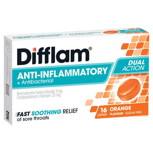 Difflam Difflam Lozenge Orange16 - Life Pharmacy Orewa