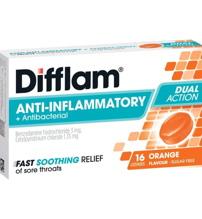 Difflam Difflam Lozenge Orange16 - Life Pharmacy Orewa