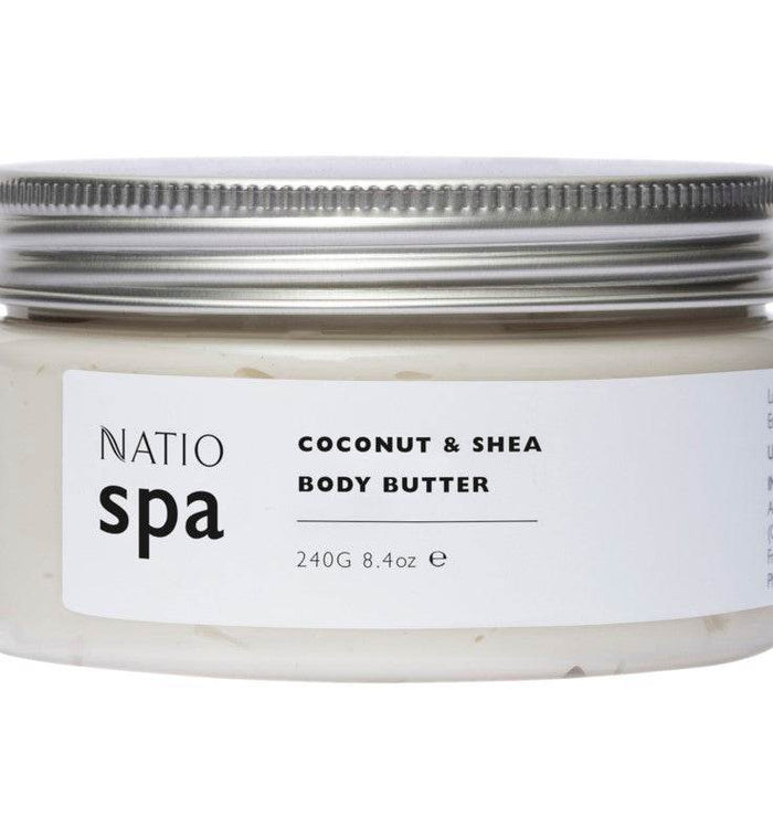 Natio Spa Coconut And Shea Body Butter - Life Pharmacy Orewa