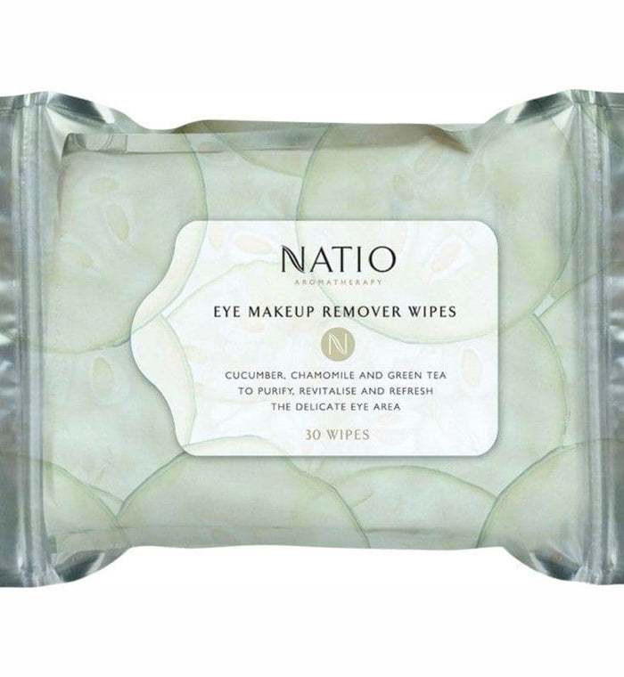 Natio Eye Makeup Remover Wipes - Life Pharmacy Orewa