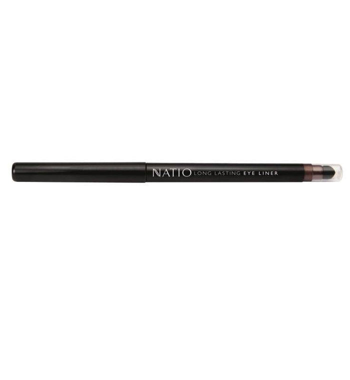 Natio Long Lasting Eye Liner Brown - Life Pharmacy Orewa