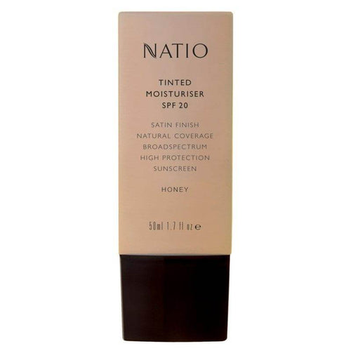 Natio Tinted Moisturiser Spf 20 Honey - Life Pharmacy Orewa