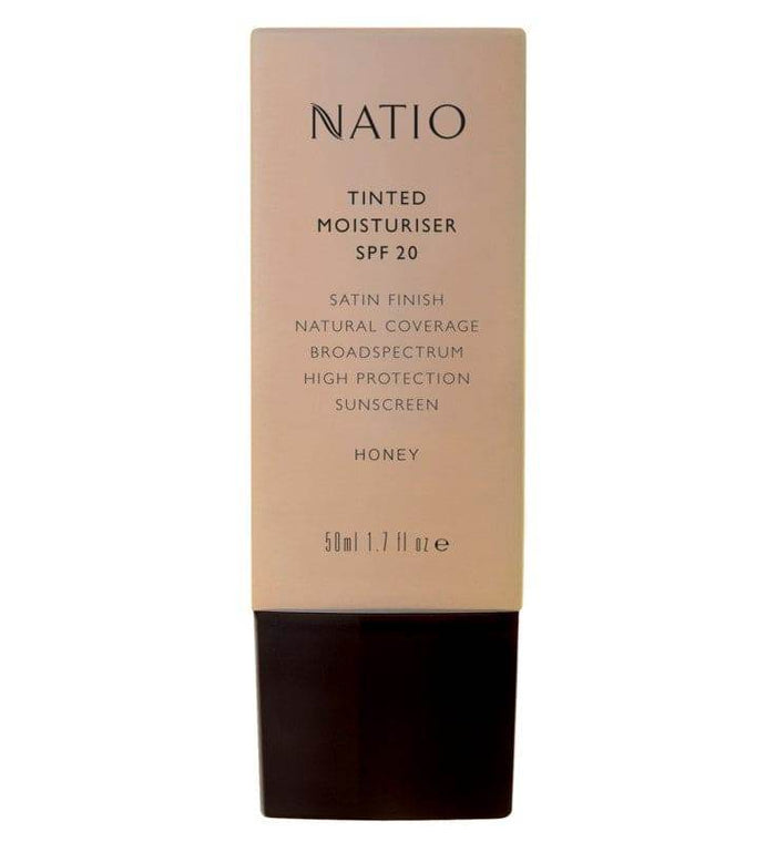 Natio Tinted Moisturiser Spf 20 Honey - Life Pharmacy Orewa