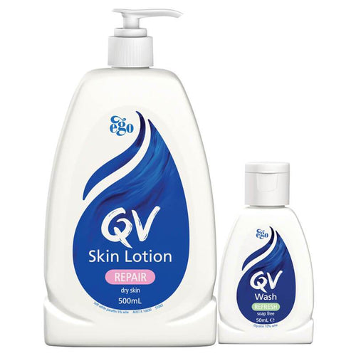 Qv Skin Lotion 500Ml+ Gentle Wash 50Ml - Life Pharmacy Orewa
