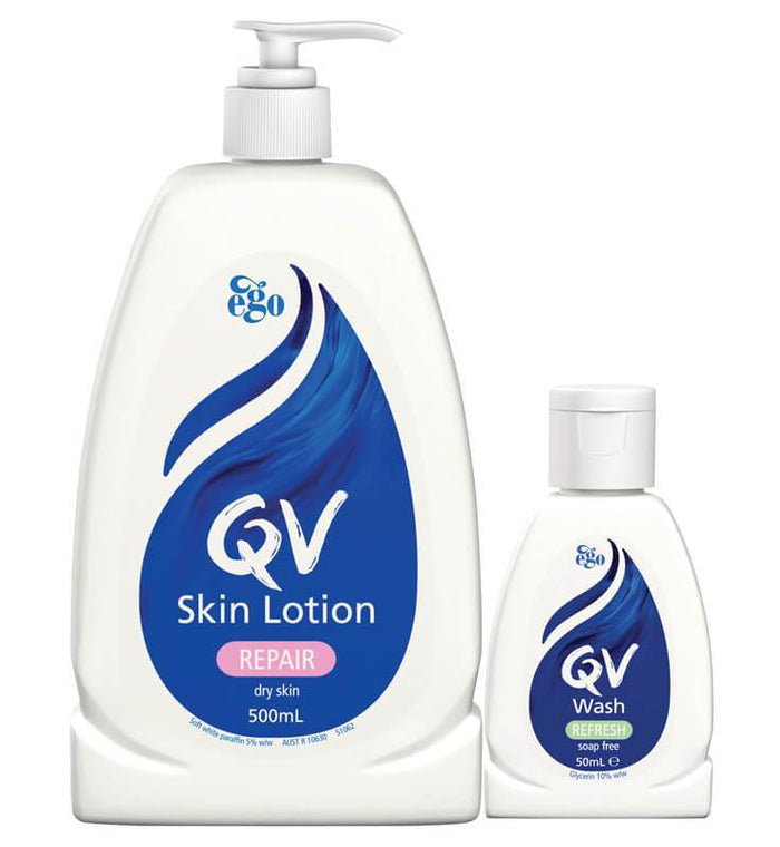 Qv Skin Lotion 500Ml+ Gentle Wash 50Ml - Life Pharmacy Orewa