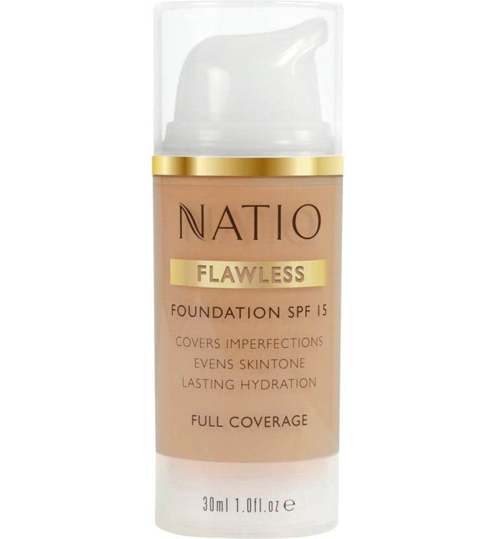 Natio Flawless Foundation Spf 15 Medium - Life Pharmacy Orewa