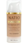 Natio Flawless Foundation SPF 15 Light Honey