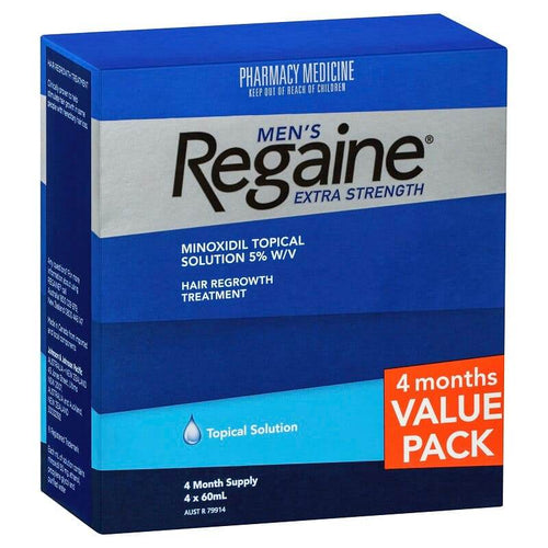 Regaine Extra Strength 4X60G 4Months Pk - Life Pharmacy Orewa