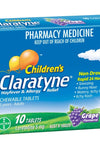 Claratyne Children's Chewable Tablets Grape 30