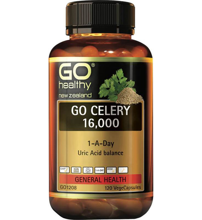 Go Healthy Celery 16000 60 Cap - Life Pharmacy Orewa