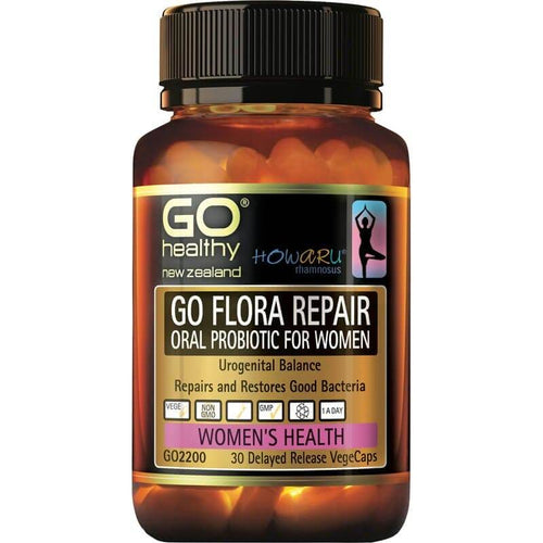 Go Healthy Flora Repair 60 Vit Caps - Life Pharmacy Orewa