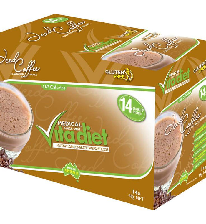 Vita Diet Shake Iced Coffee Single - Life Pharmacy Orewa