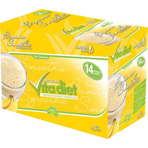 Vita Diet Shake Banana Single - Life Pharmacy Orewa