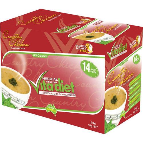 Vita Diet Soup Country Chicken Single - Life Pharmacy Orewa