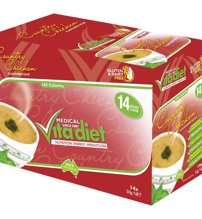 Vita Diet Soup Country Chicken Single - Life Pharmacy Orewa