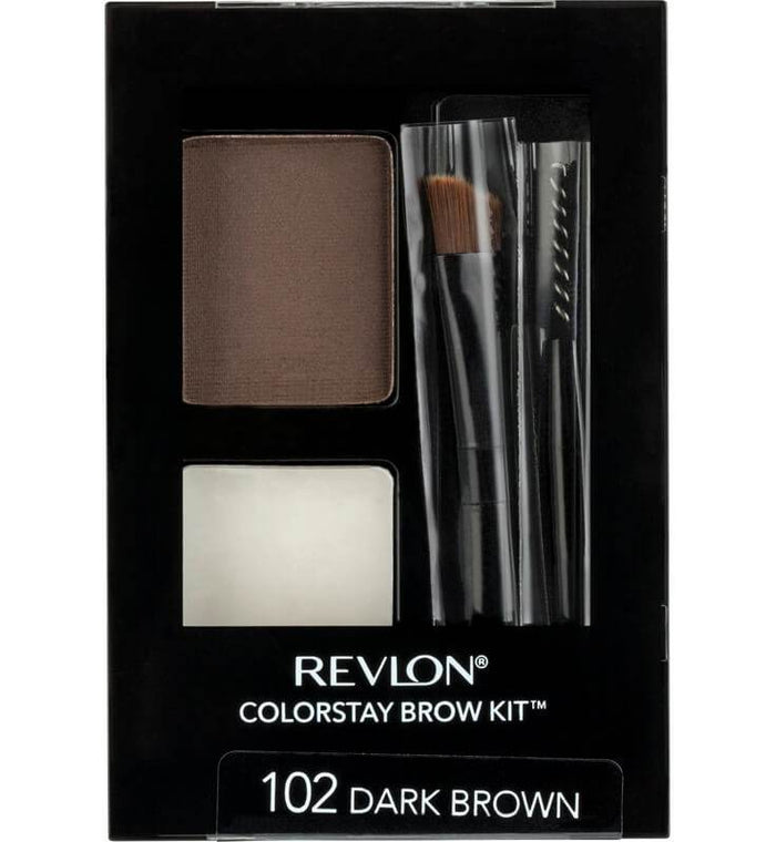 Revlon Colorstay Brow Kit Dark Brown - Life Pharmacy Orewa