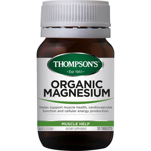 Thompson'S Organic Magnesium 50 Tabs - Life Pharmacy Orewa