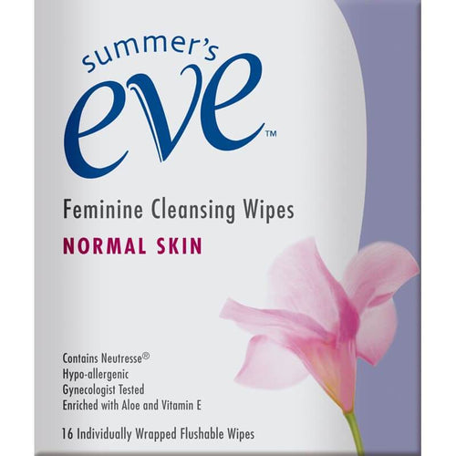 Summer'S Eve Feminine Cleansing Wipes Normal Skin 16 Pack - Life Pharmacy Orewa