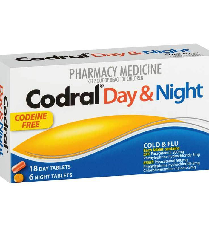 Codral Day/Night Tablets 24 Bundle Pack - Life Pharmacy Orewa