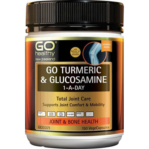 Go Healthy Turmeric & Glucosamine 60 Vcaps - Life Pharmacy Orewa