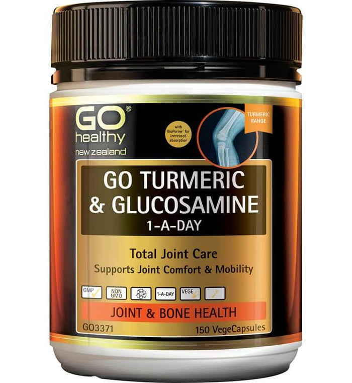 Go Healthy Turmeric & Glucosamine 1-A-Day 150 - Life Pharmacy Orewa