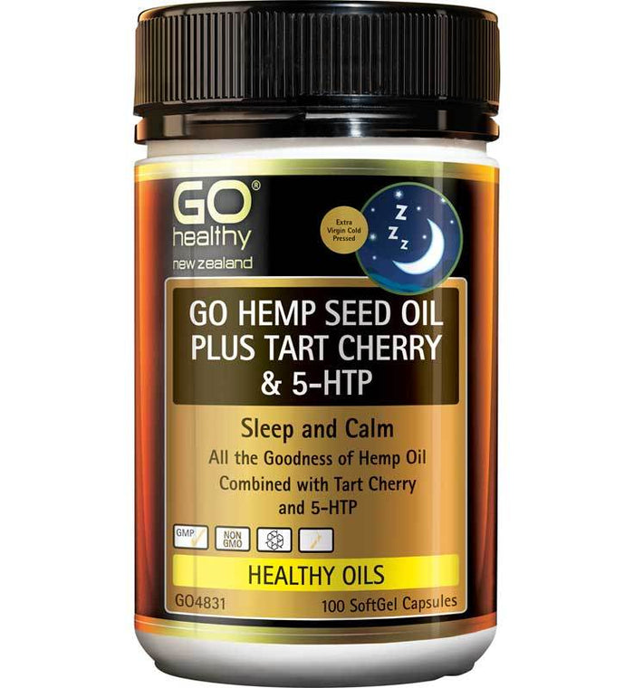 Go Healthy Hemp Seed Oil Plus Tc &5Htp 100S - Life Pharmacy Orewa