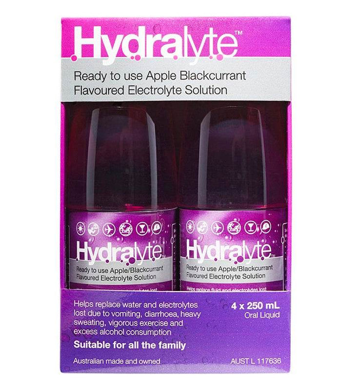 Hydralyte Liquid Apple Blackcurrant 1 Litre - Life Pharmacy Orewa