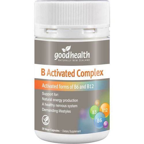 Good Health B Activated Complex 60 Caps - Life Pharmacy Orewa