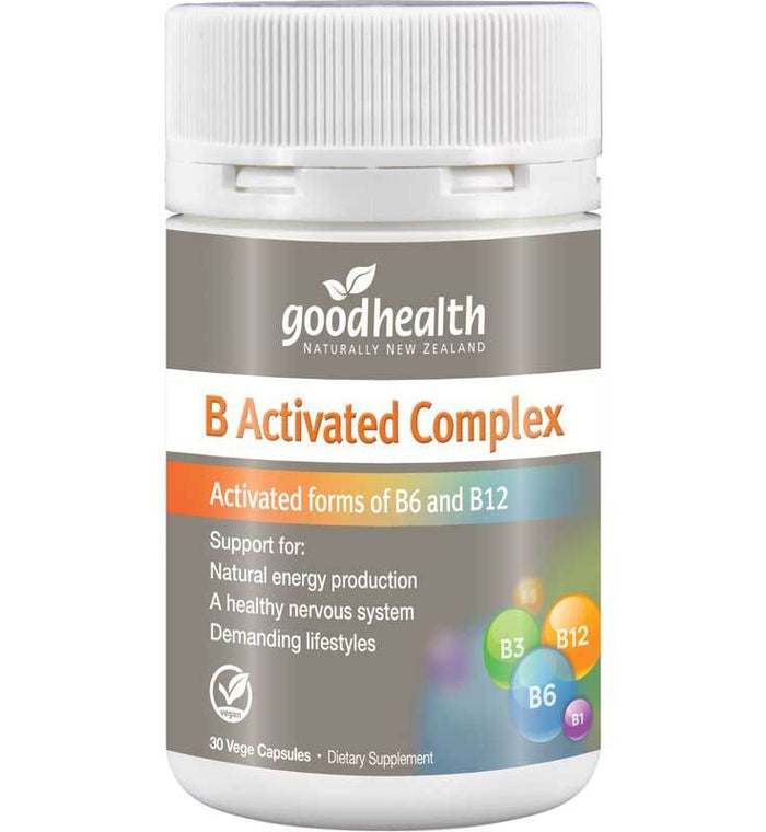 Good Health B Activated Complex 60 Caps - Life Pharmacy Orewa