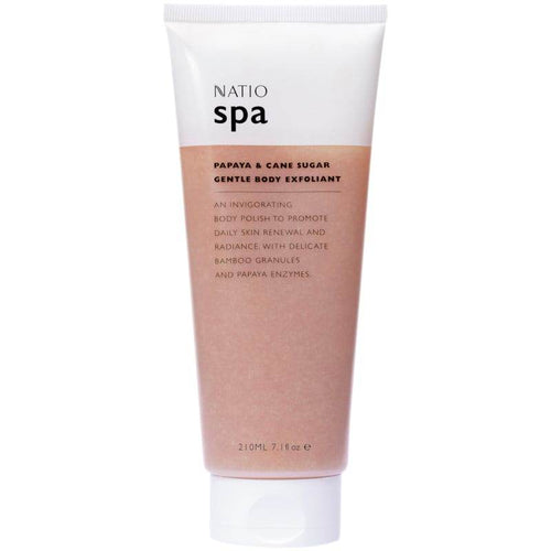Natio Spa Papaya & Cane Sugar Body Exfoliant - Life Pharmacy Orewa