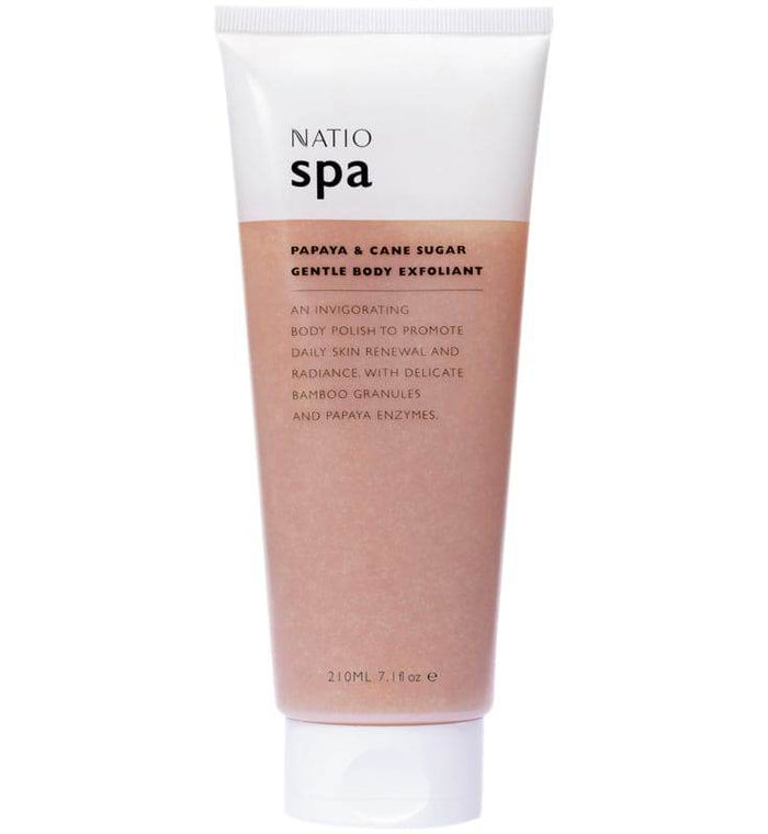 Natio Spa Papaya & Cane Sugar Body Exfoliant - Life Pharmacy Orewa