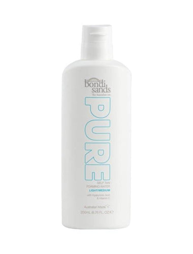 Bondi Sands Pure Self Tan Foaming Water - Light/Medium 200Ml - Life Pharmacy Orewa