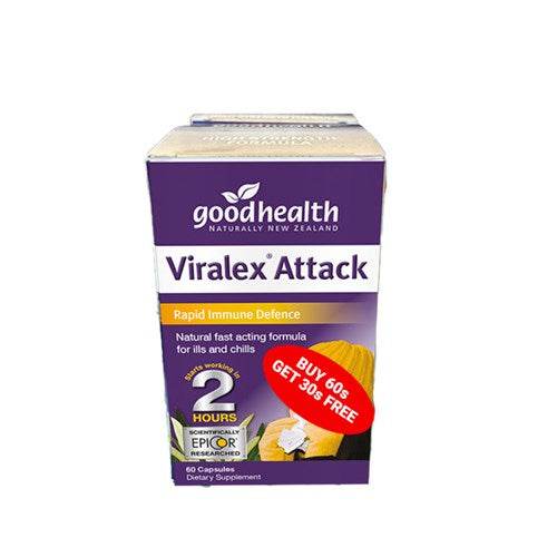 Good Health Viralex Attack 60'S And Viralex Attack 30'S Value Pack - Life Pharmacy Orewa