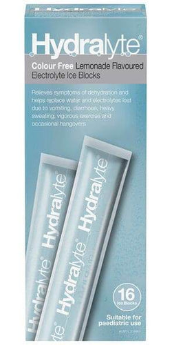 Hydralyte Ice Block Lemonade 16Pk - Life Pharmacy Orewa