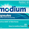 Imodium Diarrhoea Capsules 20 Pack