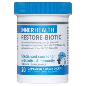 Inner Health Restore-Biotic 20 Capsules - Life Pharmacy Orewa