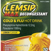 Lemsip Max Decongestant Cold & Flu Hot Drink Lemon 10 Pack