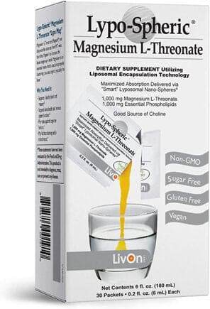Livon Lypo-Spheric Magnesium L-Threonate 30 Pack - Life Pharmacy Orewa
