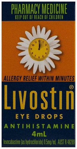 Livostin Allergy Eye Drops 4Ml - Life Pharmacy Orewa