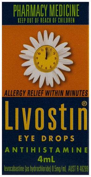 Livostin Allergy Eye Drops 4Ml - Life Pharmacy Orewa