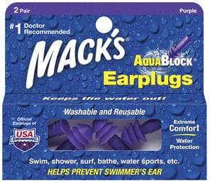 Macks Aquablock Ear Plugs 2 Pair - Life Pharmacy Orewa