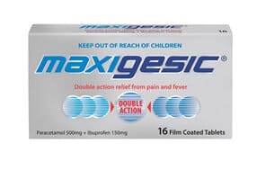 Maxigesic Double Action Pain Relief Tablets 16S - Life Pharmacy Orewa
