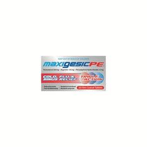 Maxigesic Pe Triple Action 20 Tablets - Life Pharmacy Orewa