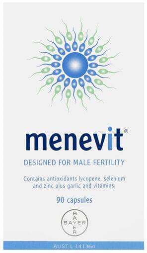 Menevit Male Fertility Supplement Capsules 90 Pack (90 Days) - Life Pharmacy Orewa