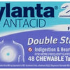 Mylanta 2Go Antacid Double Strength Tablets Lemon Mint 48 Pack