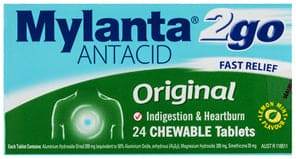 Mylanta2Go Original Chew Tabs 24 - Life Pharmacy Orewa