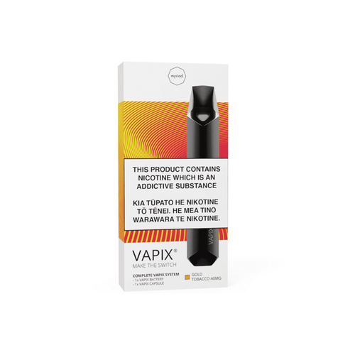 Vapix Start Kit Gold 40Mg Nicotine Pharmacist Only Medicine - Life Pharmacy Orewa