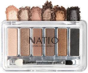 Natio Mineral Eyeshadow Palette Mochas - Life Pharmacy Orewa
