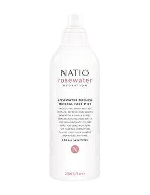 Natio Rosewater Hydration Drench Mineral Face Mist - Life Pharmacy Orewa